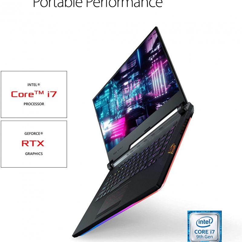 Asus ROG Strix Scar III (2019) Gaming Laptop,  15.6” 240Hz IPS Type FHD,  NVIDIA GeForce RTX 2060,  Intel Core i7-9750H,  16GB DDR4,  1TB PCIe Nvme SSD,  Per-Key RGB KB,  Windows 10  