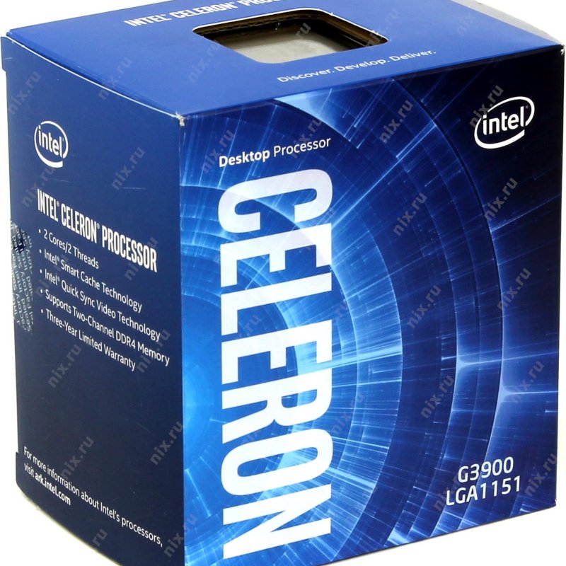 Intel Celeron G3900 2.8 GHz Dual-Core LGA 1151 Processor