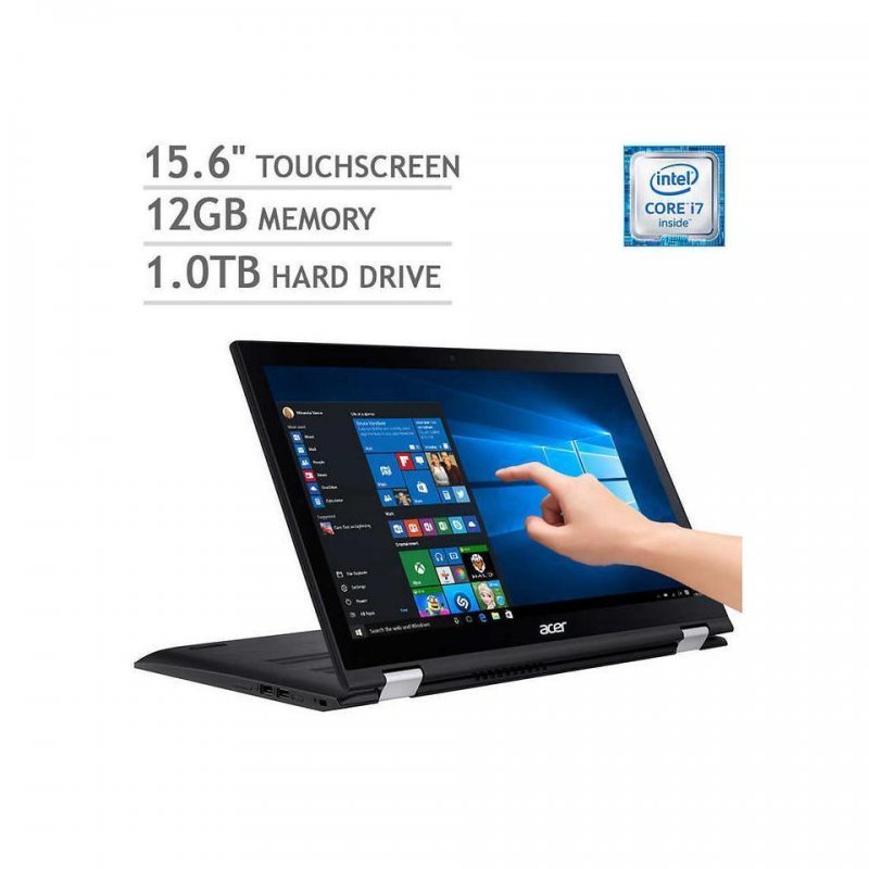 ACER Aspire Spin 3 SP315-51-757C  (Intel® Core™ i7-7500U/ DDR4 12 GB/ HDD 1 TB/ Touch IPS LED FHD 15.6-inch/ Wi-Fi/ Win10)