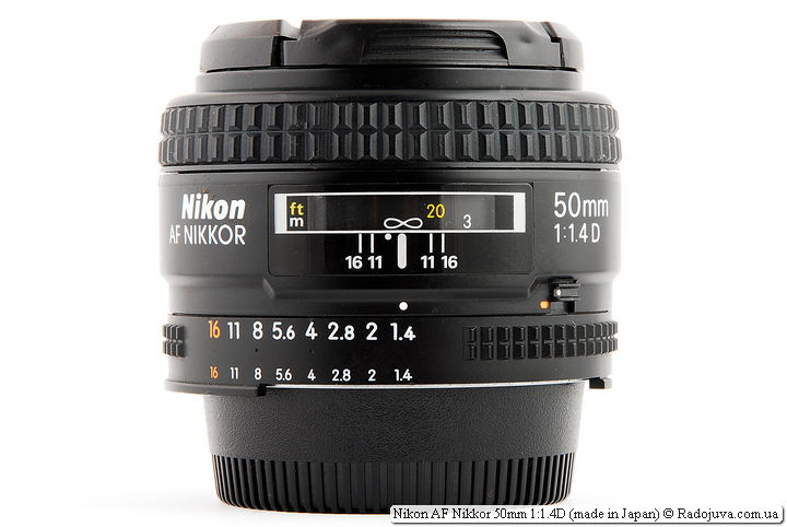 Nikon AF Nikkor 50mm 1:1.4D