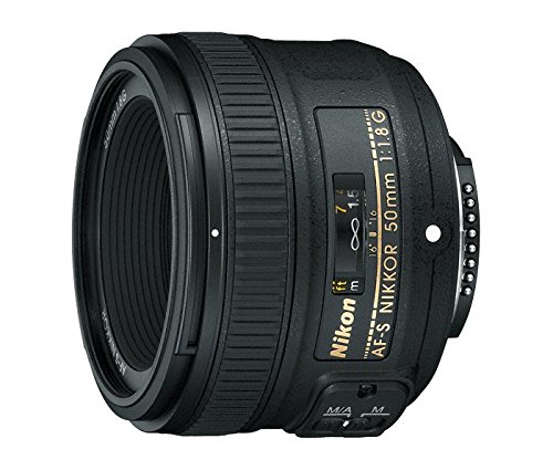 Nikon AF-S FX NIKKOR 50mm f/1.8G Lens with Auto Focus for Nikon DSLR Cameras