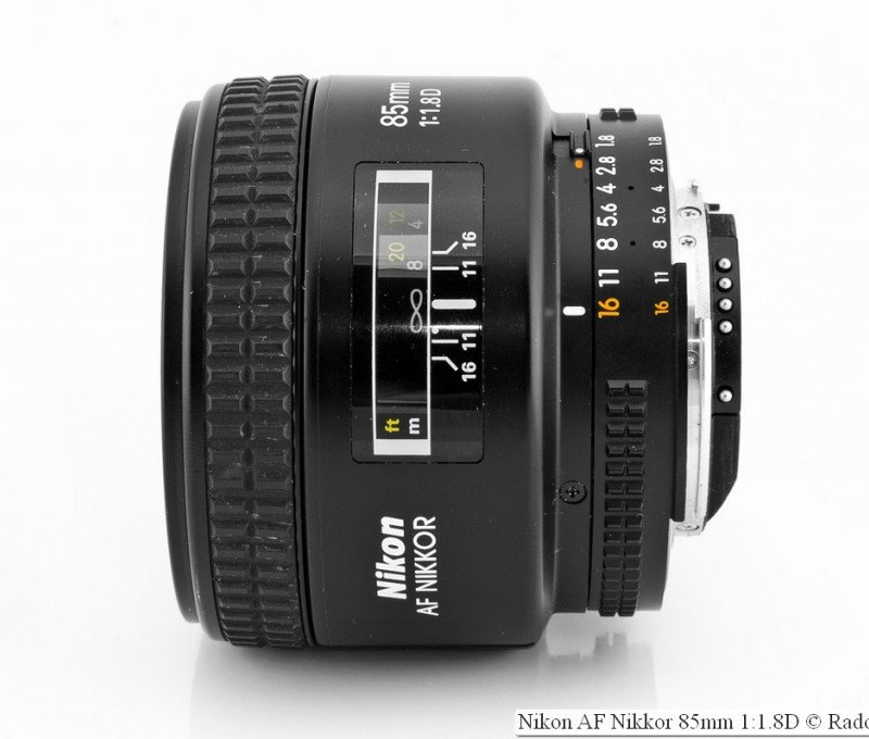 Nikon AF Nikkor 85mm 1:1.8D