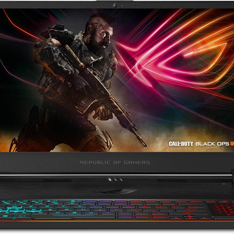 ASUS ROG Zephyrus S Ultra Slim Gaming PC Laptop GX531GS-AH76 Intel Core i7-8750H CPU, Nvidia GeForce GTX 1070 8GB GDDR5 Ram 16GB DDR4, 512GB PCIe SSD, 15.6” 144Hz IPS Type Military-Grade Metal Chassis,  Win 10 Home