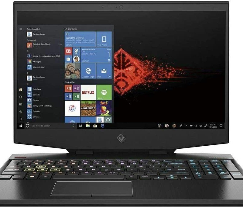 HP OMEN 15-dh1054nr Gaming Laptop  Intel Core i7-10750H, Ram  16GB DDR4 Memory,  512GB SSD,  Nvidia GeForce 1660Ti-6gb, 15.6 FHD IPS LED Display(300 nits,144Hz) Win 10