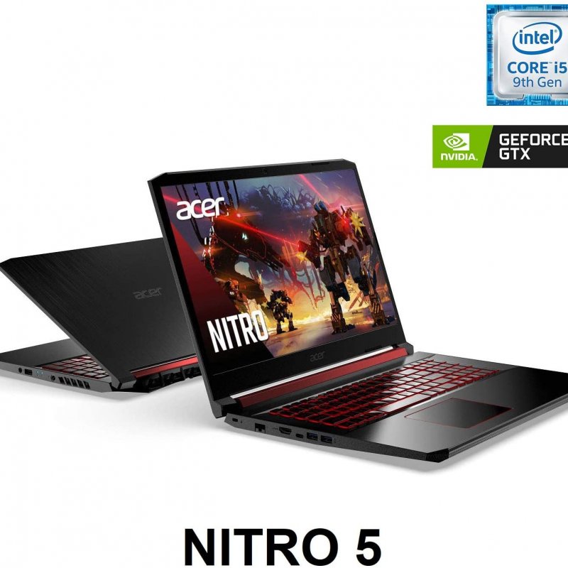 Acer Nitro 5 Gaming Laptop, Intel Core i5-9300H, NVIDIA GeForce GTX 1650-4GB, 15.6