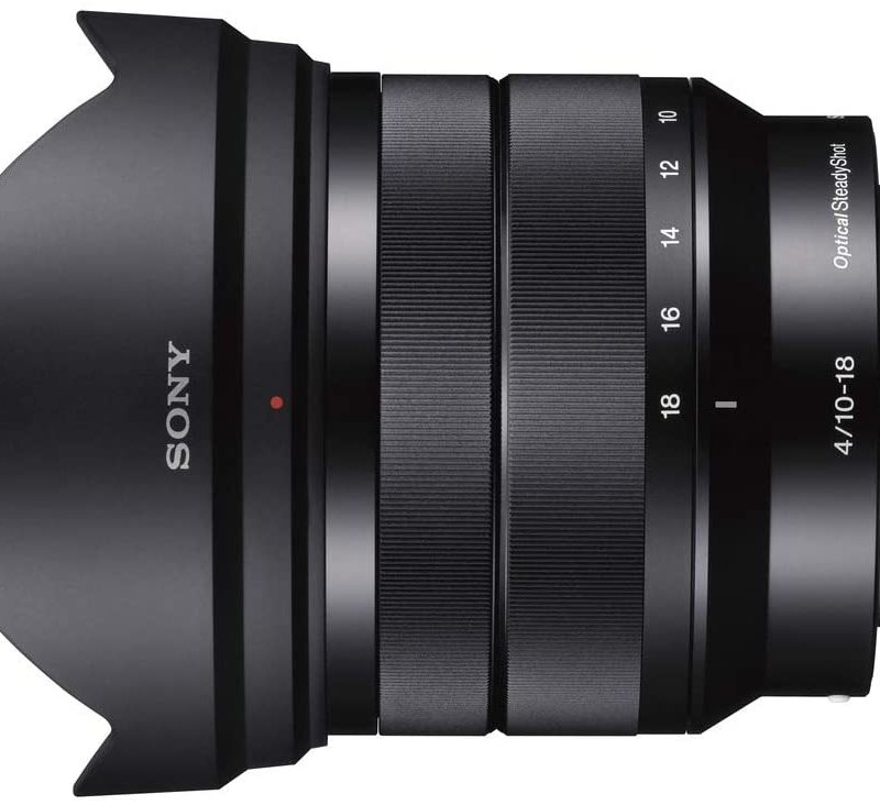 Sony - E 10-18mm F4 OSS Wide-Angle Zoom Lens (SEL1018),Black