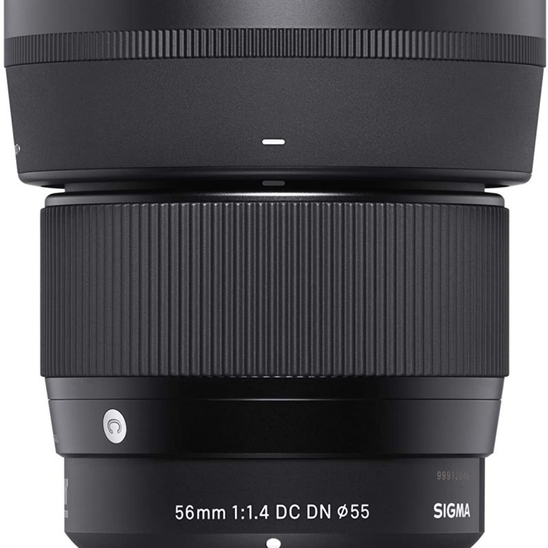 Sigma 56mm for E-Mount (Sony) Fixed Prime Camera Lens, Black