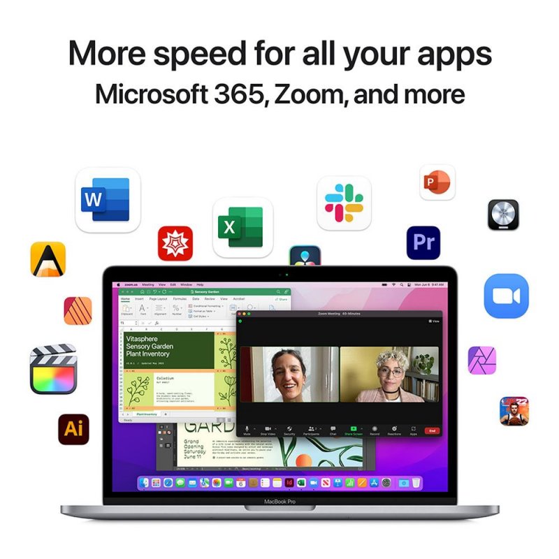 Apple MacBook Pro Z16R0005U, Apple M2, Ram 16 gb, SSD 512GB, 13.3