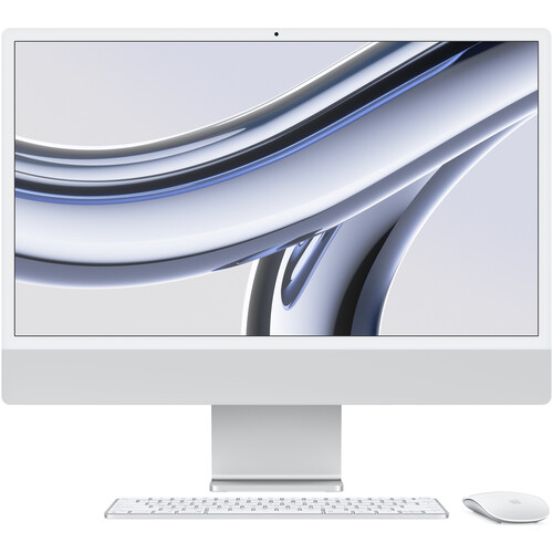 Apple iMac MQRJ3LL/A, Apple M3 (8C CPU/10C GPU), Ram 8 GB, SSD 256 GB, 24 Retina Display (4480 x 2520)