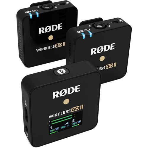 RODE Wireless GO II 2-Person Compact Digital Wireless Microphone System/Recorder