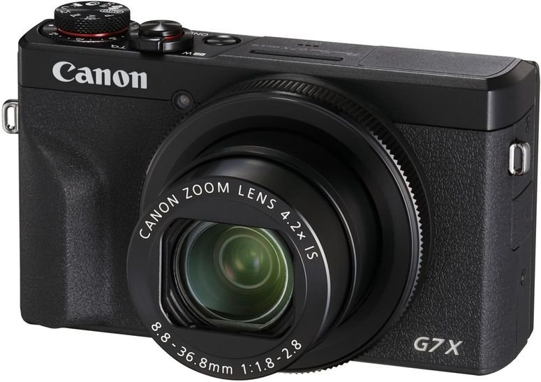 Canon PowerShot G7 Mark III (Tripod Grip, Memory Card)