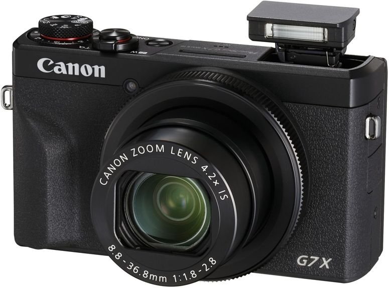 Canon PowerShot G7 Mark III (Tripod Grip, Memory Card)