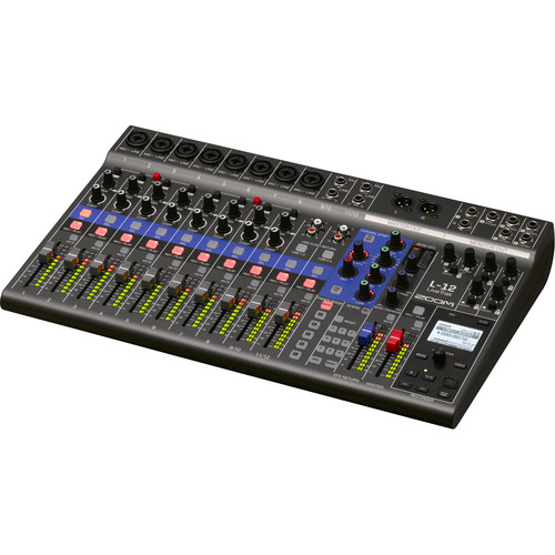 Zoom LiveTrak L-12 - 12-Channel Digital Mixer & Multitrack Recorder