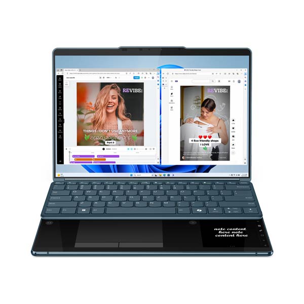 Lenovo Yoga Book 9 13IMU9, Intel Core Ultra 7-155U,  Ram 16 GB,   SSD 1 TB, 13.3