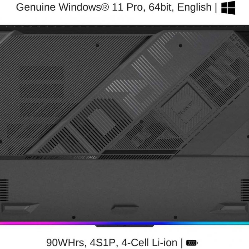 ASUS ROG Strix G18, Core I9,  RTX 4080-12gb, Ram 32gb, SSD 2TB, 18 inch, Win 11,