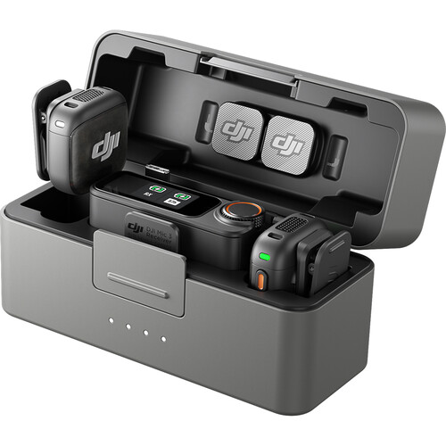 DJI Mic 3 (2-Person Compact Wireless Microphone System/Recorder for Camera & Smartphone)