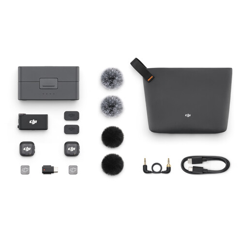 DJI Mic 3 (2-Person Compact Wireless Microphone System/Recorder for Camera & Smartphone)