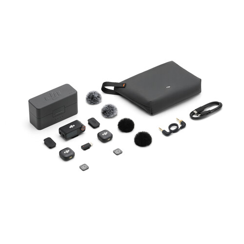 DJI Mic 3 (2-Person Compact Wireless Microphone System/Recorder for Camera & Smartphone)